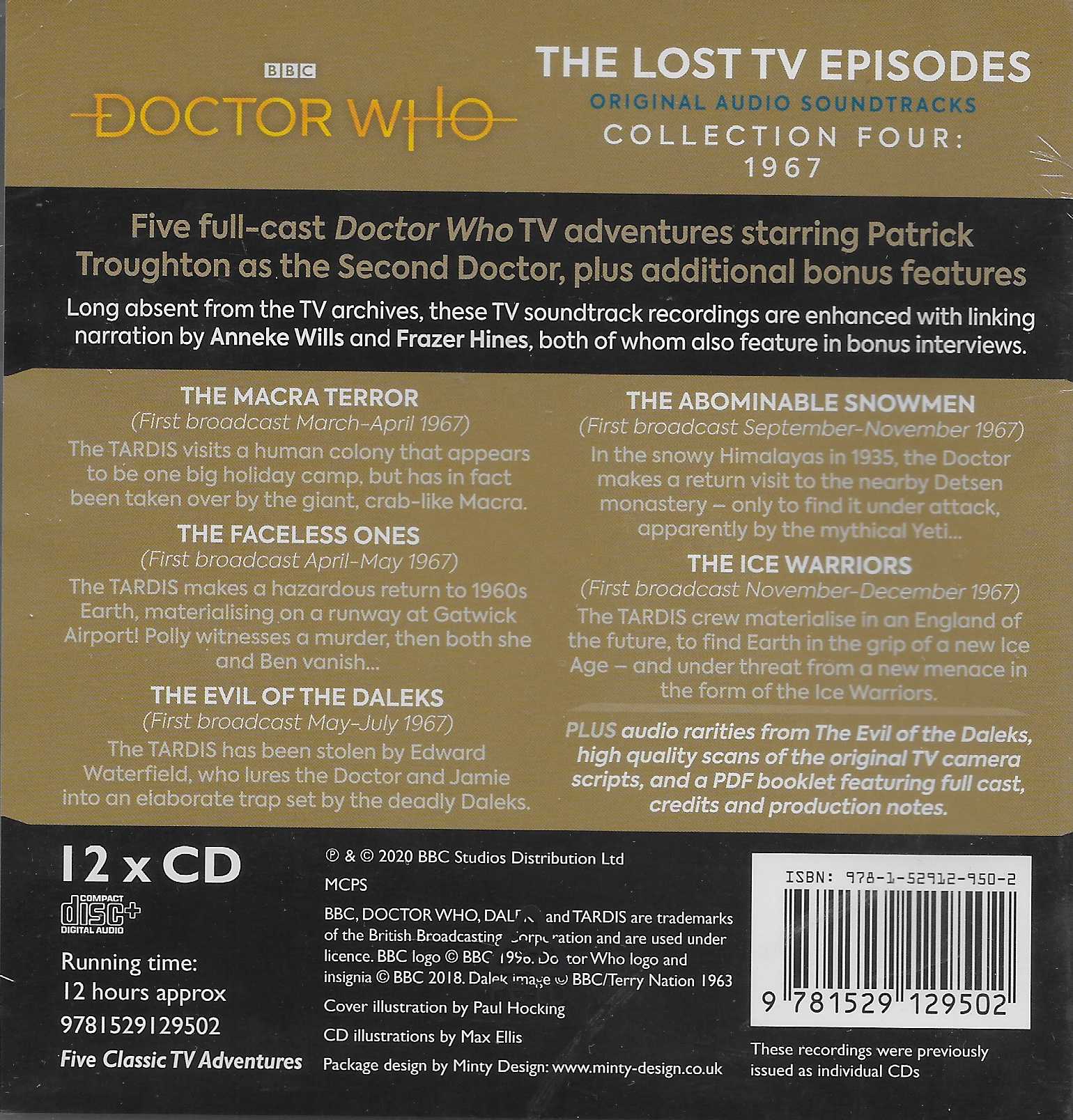 Picture of ISBN 978-1-52912-950-2 Doctor Who - The lost TV episodes - Collection four: 1967 by artist Various from the BBC records and Tapes library
